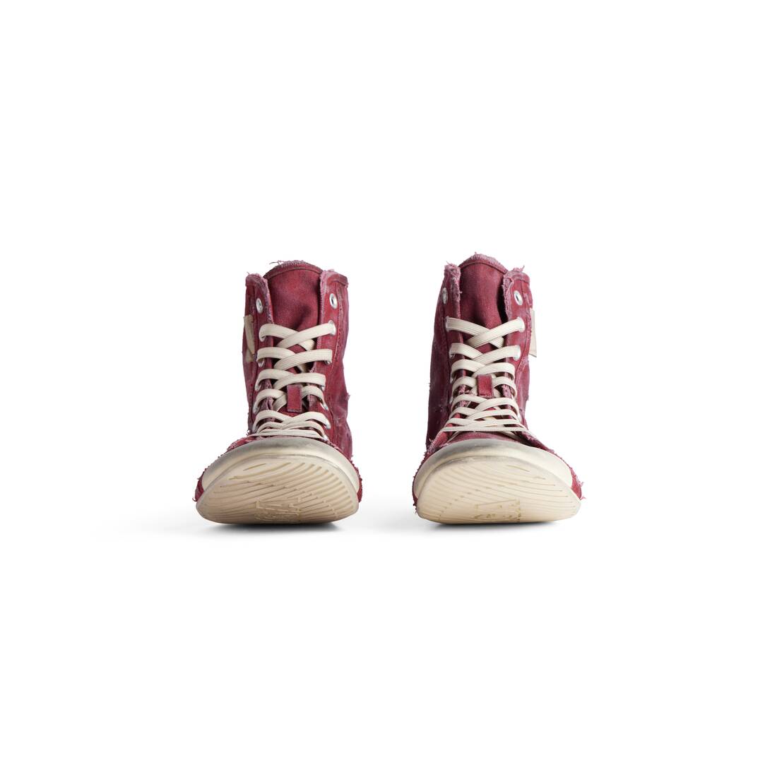 Men’s Paris Ultra Flat High Top Sneaker  in Red - Image 3